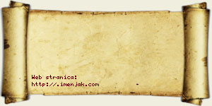 Una Budalić vizit kartica